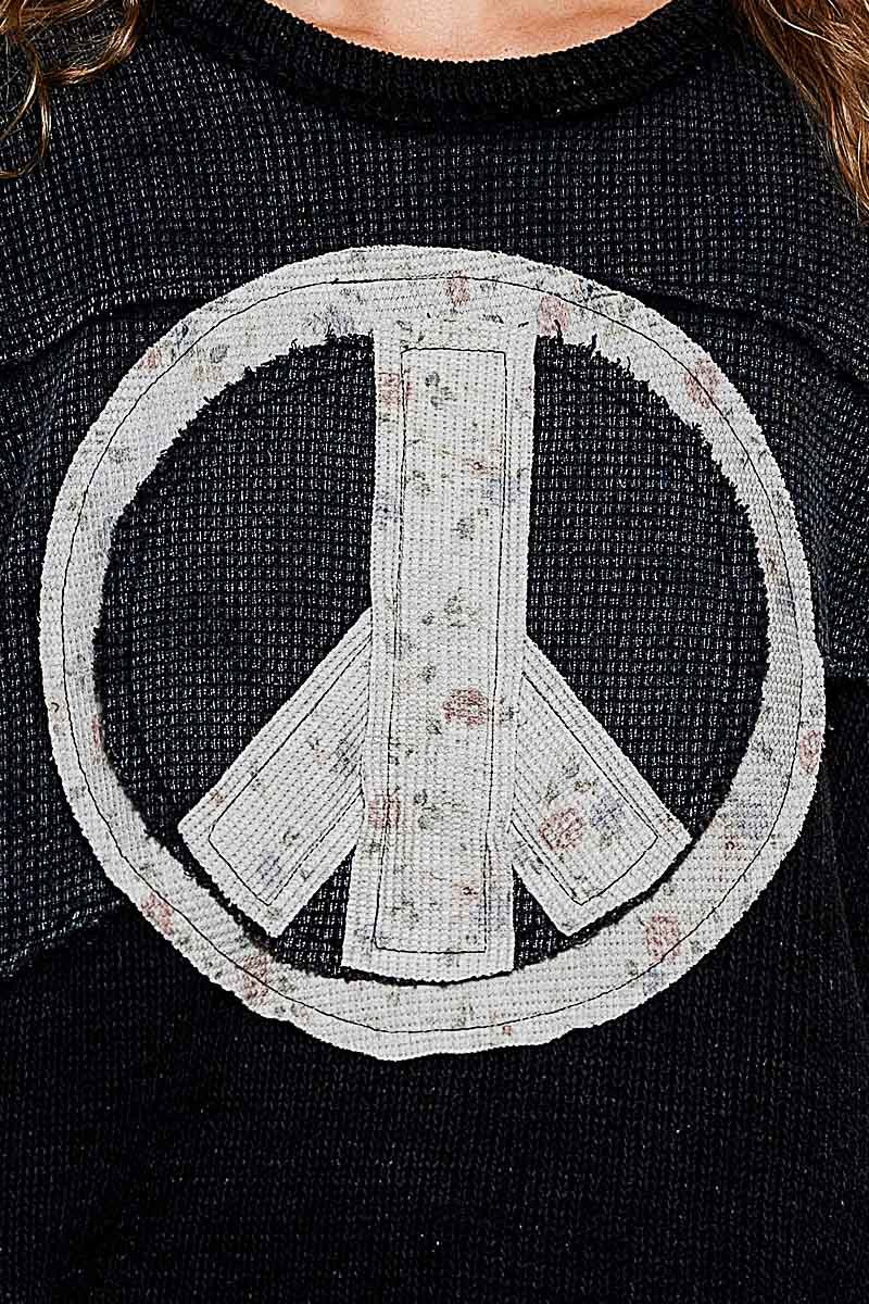 Peace Of Mind Patchwork Long-Sleeve Thermal