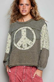 Peace Of Mind Patchwork Long-Sleeve Thermal