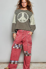 Peace Of Mind Patchwork Long-Sleeve Thermal