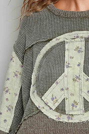 Peace Of Mind Patchwork Long-Sleeve Thermal