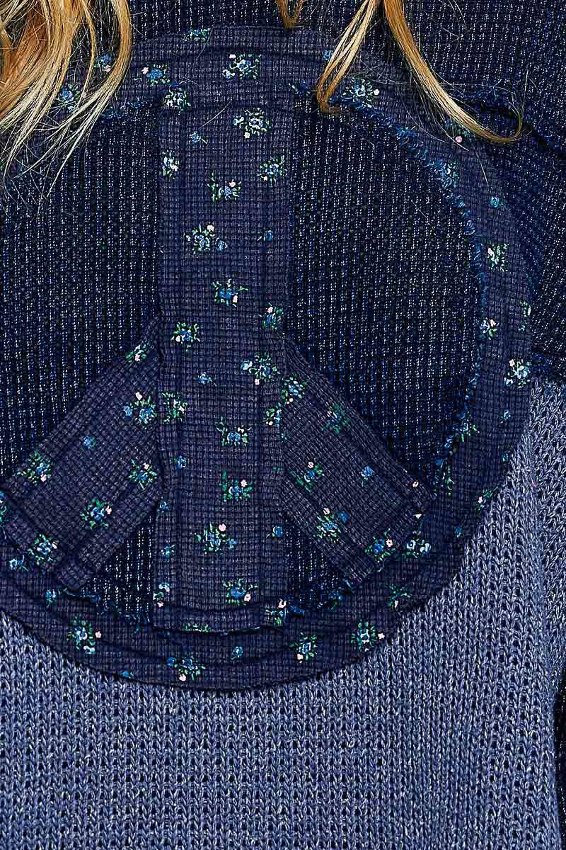 Peace Of Mind Patchwork Long-Sleeve Thermal
