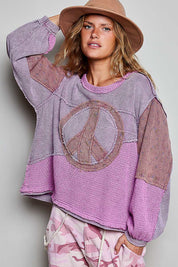 Peace Of Mind Patchwork Long-Sleeve Thermal