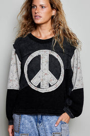 Peace Of Mind Patchwork Long-Sleeve Thermal