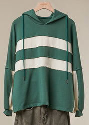 Peace Offering Oversized Color Block Hoodie