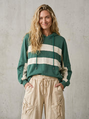 Peace Offering Oversized Color Block Hoodie