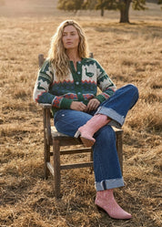 Pintail Fair Isle Goose Cardigan