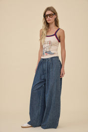 Pioneertown Vintage Cowboy Boots Graphic Tank