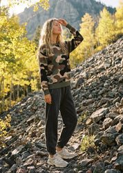 Powell Relaxed Camo Sweater