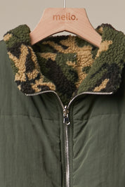Side Quest Camo Reversible Puffer Vest