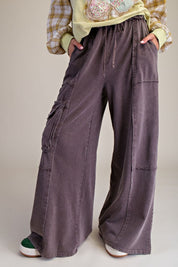 The Essential Ruffled Waistband Terry Knit Pants