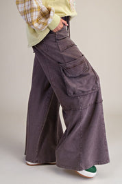 The Essential Ruffled Waistband Terry Knit Pants