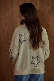 Saddle Stitch Star Cardigan