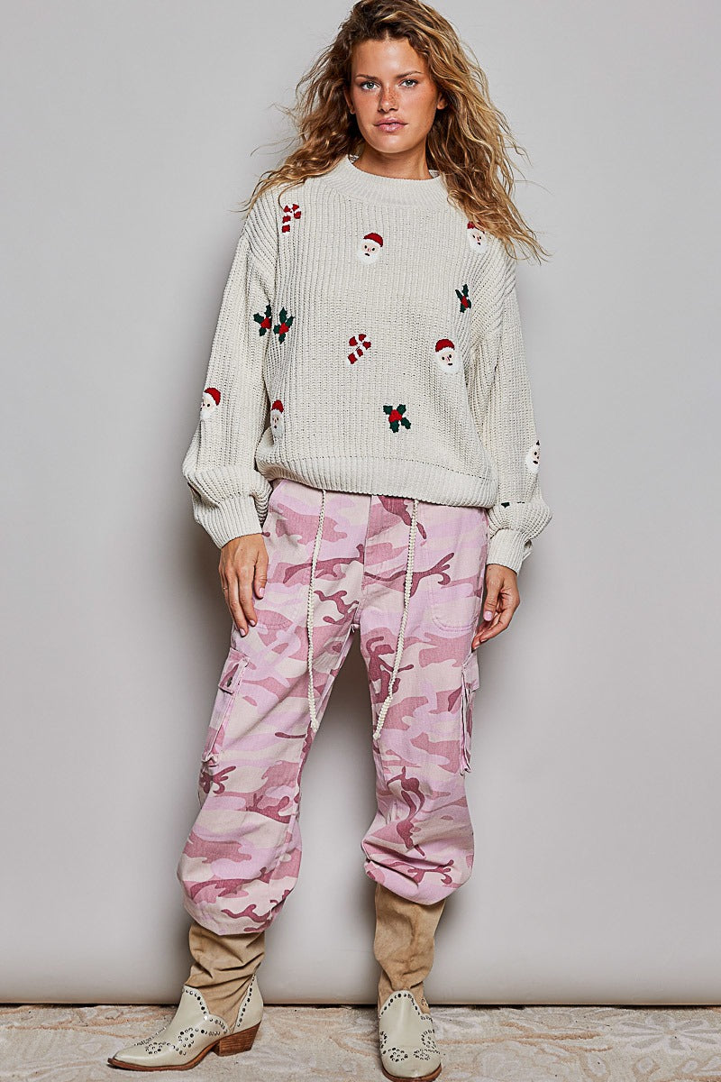 Saint Nick Chenille Sweater