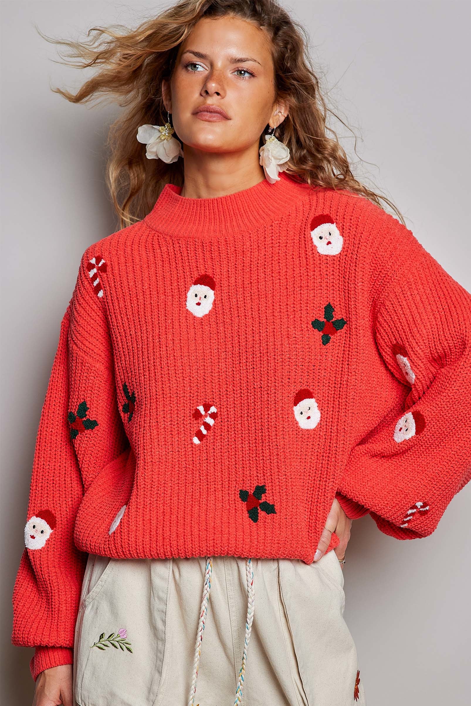 Saint Nick Chenille Sweater