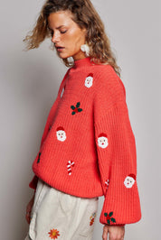 Saint Nick Chenille Sweater