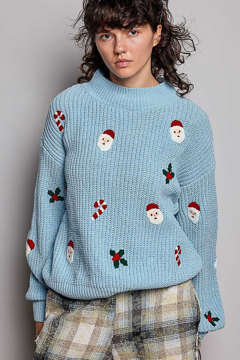 Saint Nick Chenille Sweater