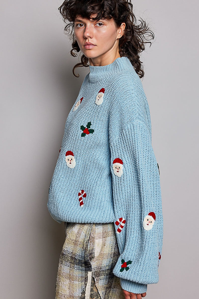 Saint Nick Chenille Sweater