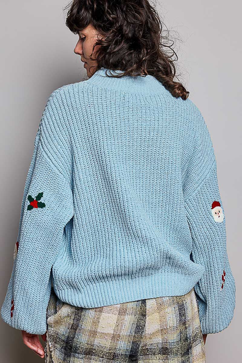 Saint Nick Chenille Sweater
