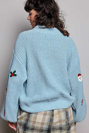 Saint Nick Chenille Sweater