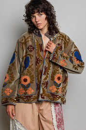 Santa Fe Embroidered Velvet Jacket