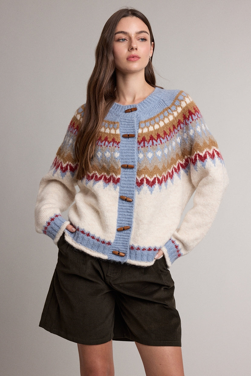 Shasta Fair Isle Cardigan