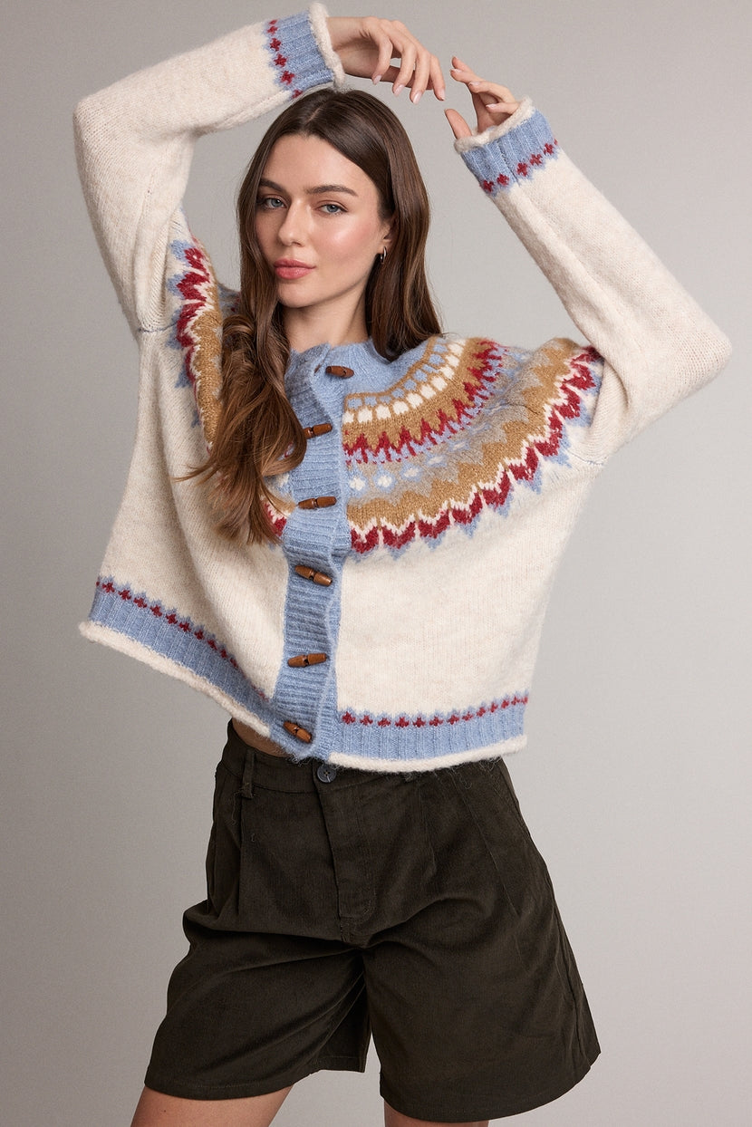 Shasta Fair Isle Cardigan