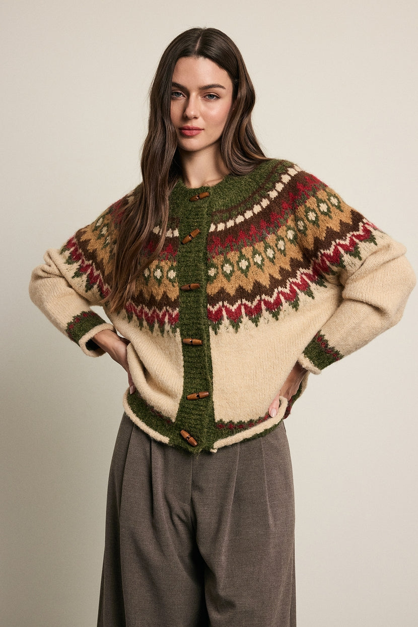 Shasta Fair Isle Cardigan