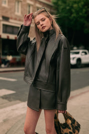 Soho Faux Leather Jacket