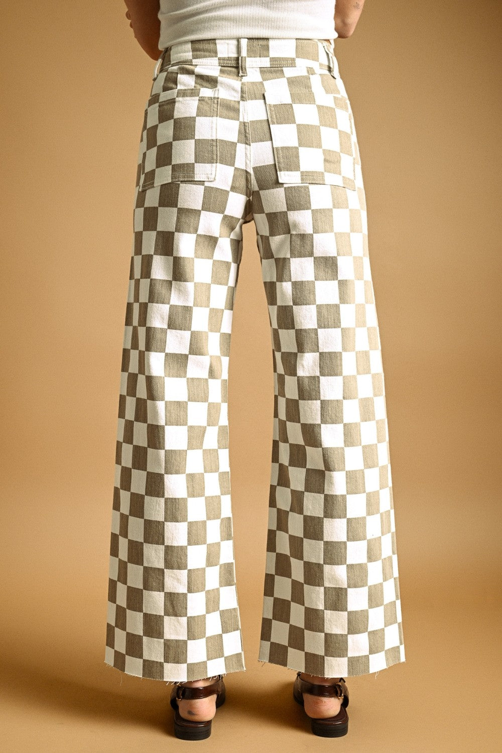 Speedway Checker Board Stretch Pants