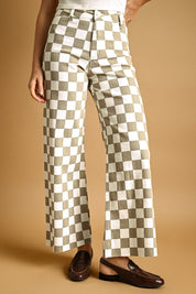 Speedway Checker Board Stretch Pants
