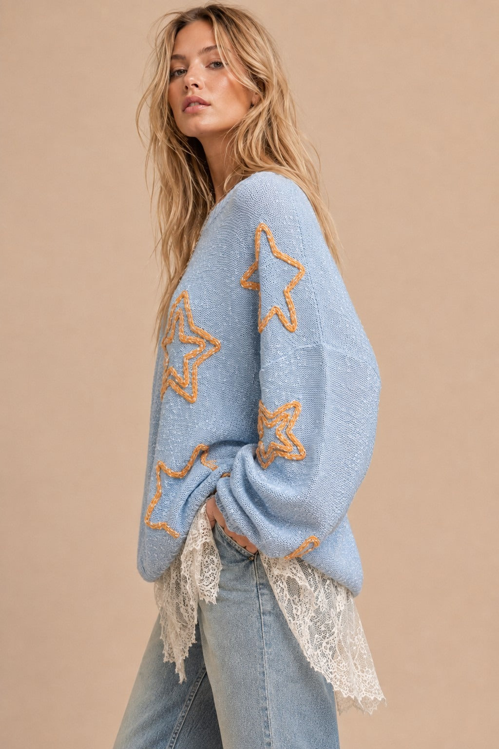 Starlight Oversized Knit Sweater