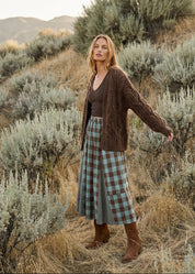 Stonehaven Open Knit Sweater Cardigan