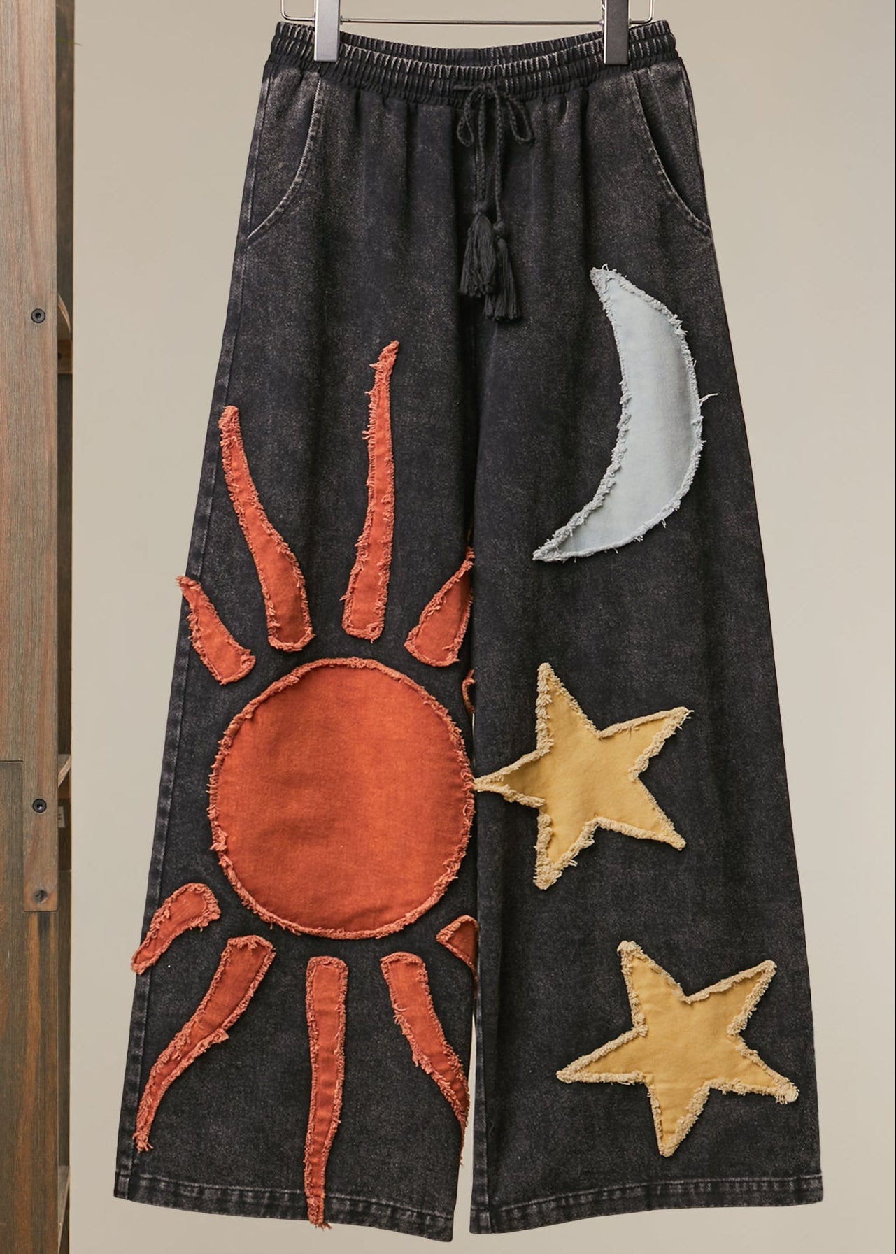 Summer Solstice Patch Wide Leg Pants