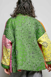Sundown Quilted Bandana Kimono