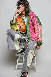 Sundown Quilted Bandana Kimono
