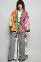 Sundown Quilted Bandana Kimono