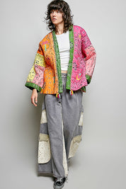 Sundown Quilted Bandana Kimono
