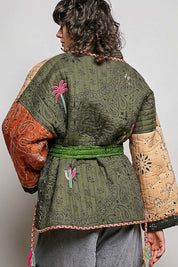 Sundown Quilted Bandana Kimono