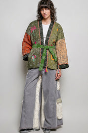 Sundown Quilted Bandana Kimono