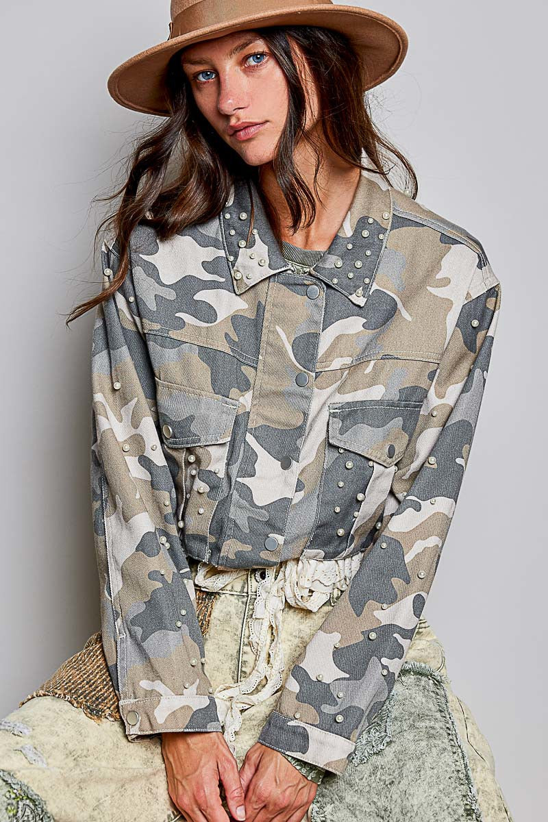 Sweet Surrender Camo Twill Jacket