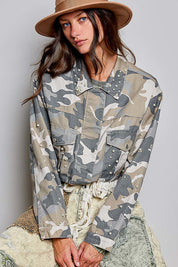 Sweet Surrender Camo Twill Jacket