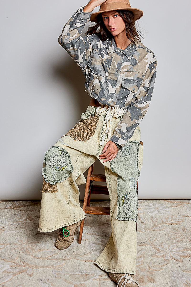 Sweet Surrender Camo Twill Jacket