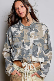 Sweet Surrender Camo Twill Jacket