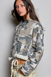 Sweet Surrender Camo Twill Jacket