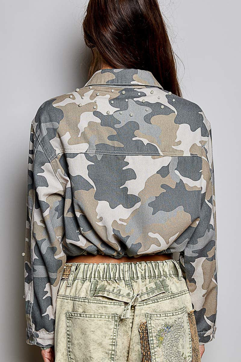 Sweet Surrender Camo Twill Jacket