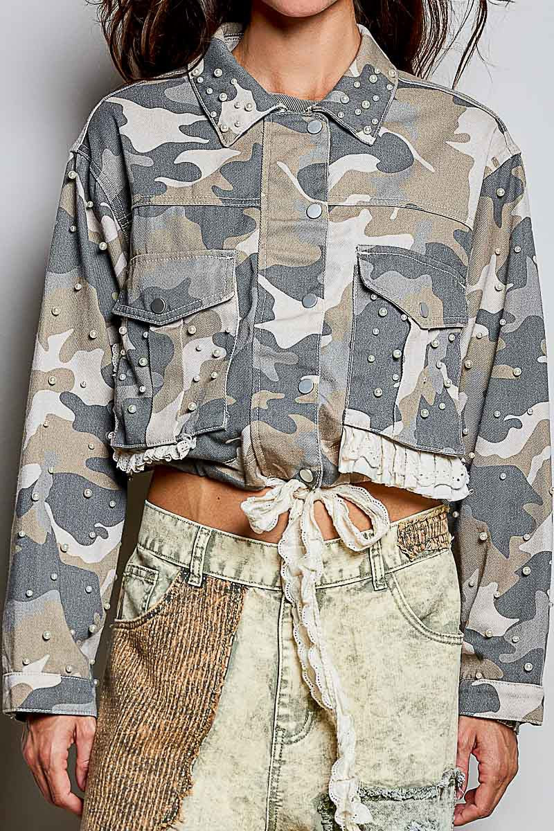Sweet Surrender Camo Twill Jacket