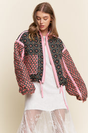 Tamarack Patchwork Quilted Bomber Jacket