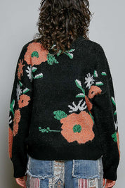 The Bloomer Floral Knit Sweater