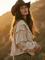 The Dreamer Balloon Sleeve Top
