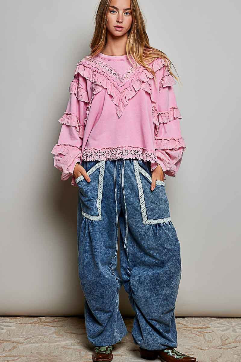 The Dreamer Balloon Sleeve Top